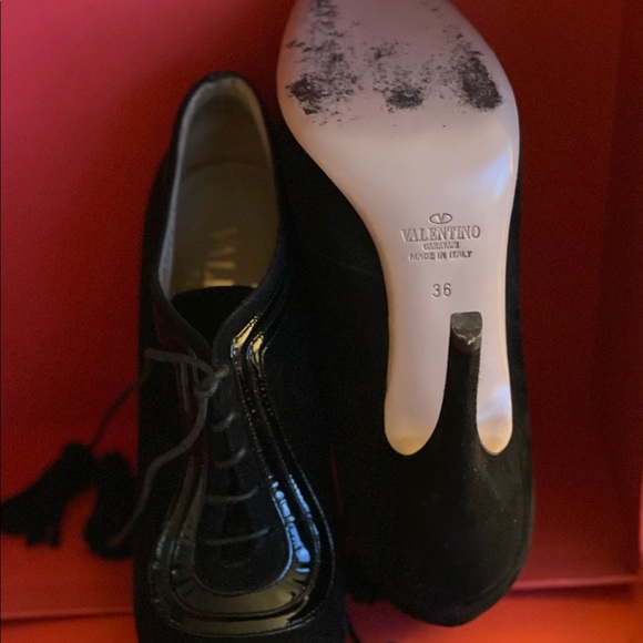 Valentino Suede Tassel Booties - Picture 5 of 6